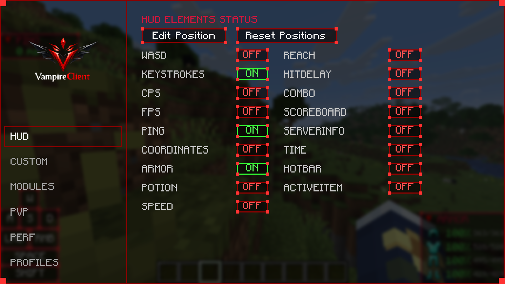 Hud Menu
